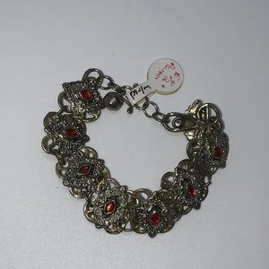 6 1/2" Long Pewter Bracelet